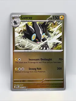 Luxray 028/088 Reverse Holo Perfect Order Pokemon Card - Image 1
