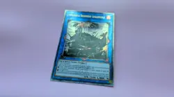 Yugioh Amphibious Swarmship Amblowhale RA04-EN077 Quarter Century Secret Rare - Image 2