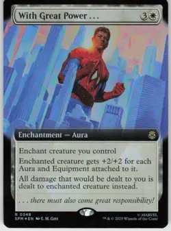 GGC-10 Foil With Great Power... (Extended Art) 248 Rare Marvel's Spider-Man NM - Image 1