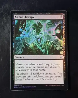 Magic The Gathering MTG CABAL THERAPY FOIL Eternal Masters - Image 1