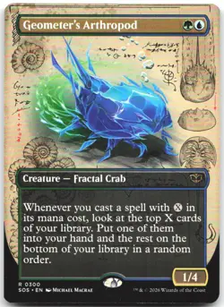 Geometer's Arthropod (Borderless) Secrets of Strixhaven Magic: The Gathering NM - Image 1