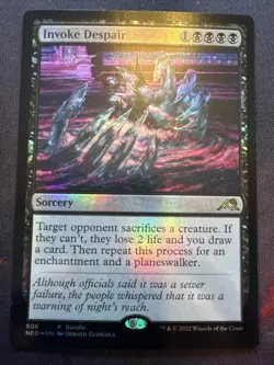 Invoke Despair (NEO) Unique Promo Foil RAY - Image 1