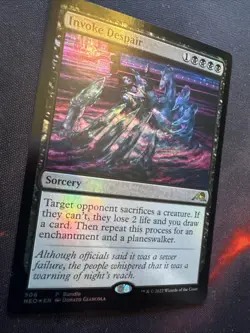 Invoke Despair (NEO) Unique Promo Foil RAY - Image 2