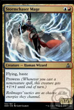 Stormchaser Mage 159 UC Oath of the Gatewatch Magic: The Gathering NM/M - Image 2