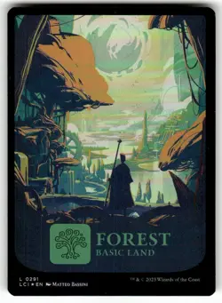 Forest (0291) NM Foil MTG The Lost Caverns of Ixalan Magic - Image 1