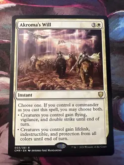 Akroma's Will Commander Legends Regular - Image 1
