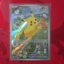 Pokemon Pikachu Full Art Promo Holo Scarlet & Violet 088 English 70 HP - Image 1