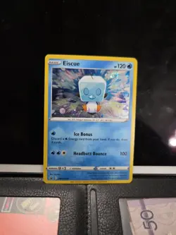 Eiscue SWSH128 - Pokemon TCG Black Star Promo Cosmos Holo Evolving Skies - NM - Image 1