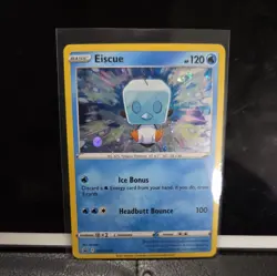 Eiscue SWSH128 - Pokemon TCG Black Star Promo Cosmos Holo Evolving Skies - NM - Image 4