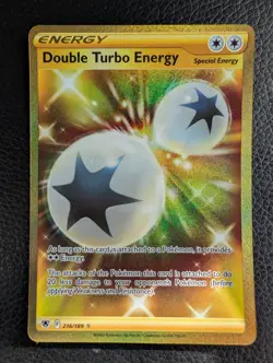 Double Turbo Energy - 216/189 Astral Radiance (Pokemon) Golden Secret Rare - Image 1