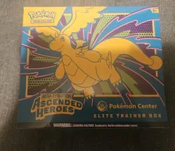 Pokemon Ascended Heroes Pokemon Center ETB NEW SEALED - w/ Small Tear (Photos) - Image 1