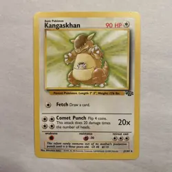 Pokemon TCG | Kangaskhan - 21/64 Non-Holo | Jungle Set 1999 | Vintage Rare |WOTC - Image 1