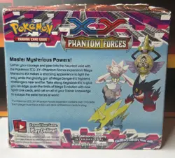 Empty Pokemon 2014 XY Phantom Forces Booster Box - NO PACKS - Image 2