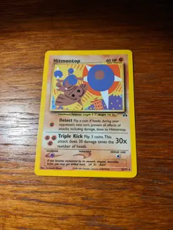 Pokemon TCG Hitmontop Neo Discovery Rare MINT - Image 1