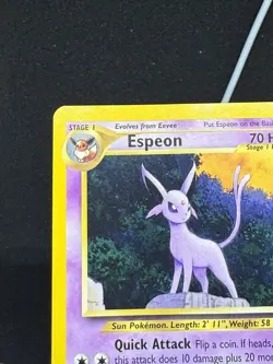 Espeon 20/75 Neo Discovery Rare NM WOTC Pokemon TCG Vintage Eeveelution - Image 3