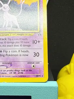 Espeon 20/75 Neo Discovery Rare NM WOTC Pokemon TCG Vintage Eeveelution - Image 5