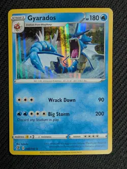 Gyarados 040/192 Holo Rare Rebel Clash Pokemon Holo Near Mint - Image 1