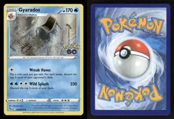 Gyarados 022/078 Holo Rare Pokemon GO Pokemon NM/M - Image 3