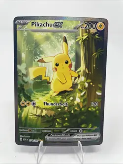 Pikachu Ex 276/217 Ascended Heroes Pokemon Special Illustration Rare READ - Image 1