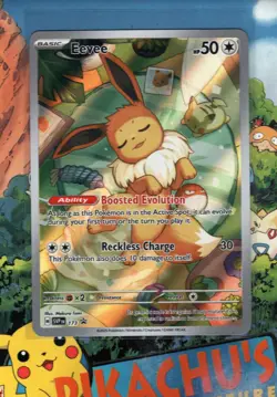 Pokemon TCG Eevee - SVP 173 - Prismatic Evolutions ETB Promo NM/M - Image 1