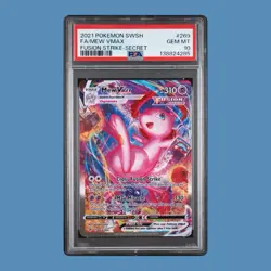 Pokemon Mew VMAX Alternate Art Secret Rare 269/264 Fusion Strike PSA 10 Holo - Image 3
