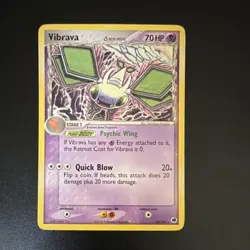 The Pokemon Vibrava Dragon Frontiers Uncommon Reverse Holo Eng 24/101 70 HP - Image 1