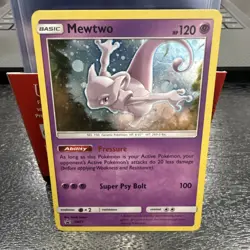 Pokemon - TCG Mewtwo SM77 Cosmos Holo Promo Sun & Moon Promos (2017) - Image 1