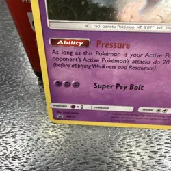 Pokemon - TCG Mewtwo SM77 Cosmos Holo Promo Sun & Moon Promos (2017) - Image 5