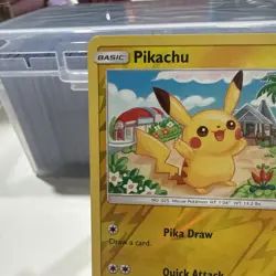 Pokemon - Pikachu Reverse Holo Common SM Crimson Invasion 30/111 (2017) - Image 2