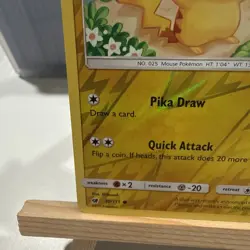 Pokemon - Pikachu Reverse Holo Common SM Crimson Invasion 30/111 (2017) - Image 5