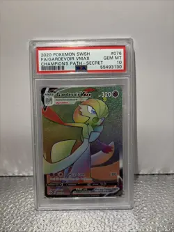 Pokemon Gardevoir VMAX 76/73 Champion's Path Secret Rare Full Art Holo PSA 10 - Image 1