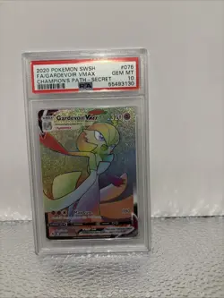Pokemon Gardevoir VMAX 76/73 Champion's Path Secret Rare Full Art Holo PSA 10 - Image 3