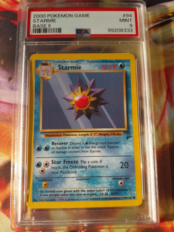 2000 Pokemon Base Set 2 Starmie #94 Uncommon PSA 9 Mint - Image 1