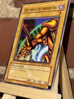 Right Arm of the Forbidden One DB1-EN137 Dark Beginning 1 Unlimited - Image 2