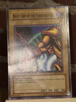 Right Arm of the Forbidden One DB1-EN137 Dark Beginning 1 Unlimited - Image 3