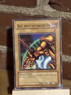 Right Arm of the Forbidden One DB1-EN137 Dark Beginning 1 Unlimited - Image 4