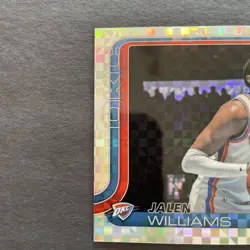 2025-26 Topps Chrome Jalen Williams #187 X-Fractor - Thunder - Image 5