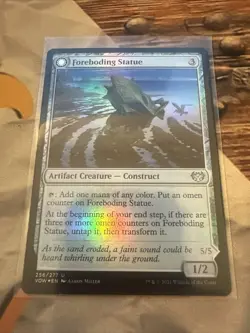 1x Foreboding Statue | FOIL | Innistrad Crimson Vow | MTG Magic Cards !! - Image 1