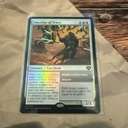 FOIL EMERITUS OF TRUCE Secrets Of Strixhaven SOS Magic MTG MINT CARD #0013 - Image 1