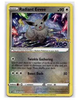 Radiant Eevee SWSH: Sword & Shield Promo Cards SWSH230 Promo LP - Image 1