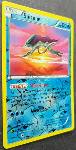 Suicune 30/122 + Suicune 59/214 Lot LP/MP Pokemon Card BreakPoint Lost Thunder - Image 4