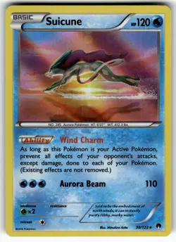 Suicune 30/122 XY - BREAKpoint LP Pokemon Card TCG - Image 1