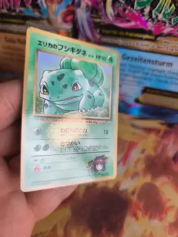 Pokemon Karte Card Erika's Bulbasaur Gym Corocoro Promo Bisasa Wotc japanese NM- - Image 4