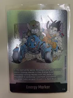 Son Goku Dragonball Super Card Fusion World Manga Booster 02 ENERGY MARKER E-74 - Image 1