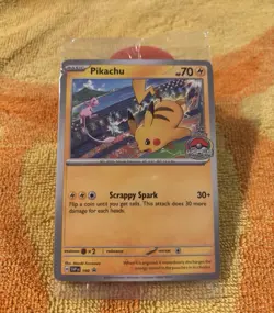 Pokemon TCG World Championships 2024 Promo Pack - Pikachu & Mew English Card - Image 1