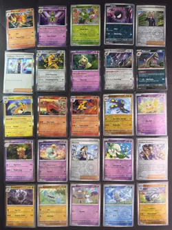 Lot of 50 Pokemon Cards - Holo / Reverse Holo - English - Paldean Fates (PAF) - Image 1
