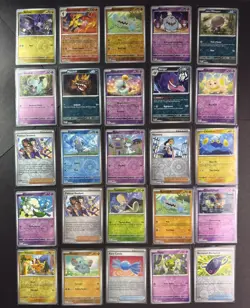 Lot of 50 Pokemon Cards - Holo / Reverse Holo - English - Paldean Fates (PAF) - Image 3