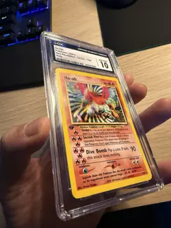 Ho-oh Neo Revelation 1st Edition Holo Rare CGC 10 Pokemon Card 7/64 English - Image 2