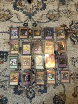 Yugioh Cards Lot Of 20 Holos And Rares Well Played - Image 1