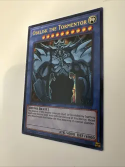 YuGiOh Obelisk the Tormentor - LC01-EN001 - Ultra Rare - Limited Edition Moderat - Image 3